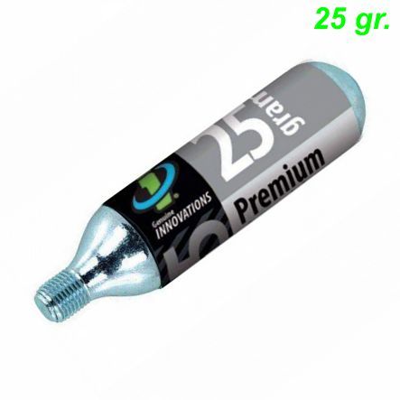 Ersatzpatrone CO2 25 gr. mit Gewinde