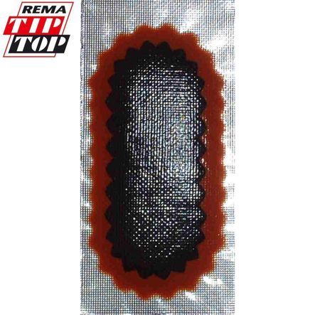 Rema Tip Top Flicke oval 50 x 25 mm schwarz