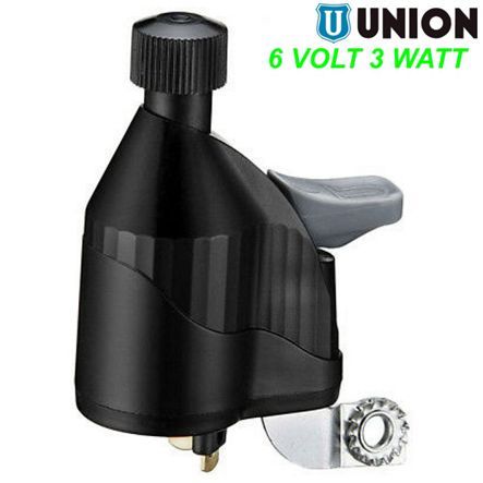 Union Dynamo Montage rechts schwarz 6V/3W