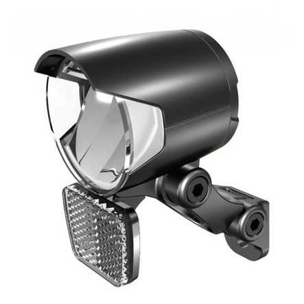 Scheinwerfer Herrmans E-Bike 6/12V 120 Lu H-BlackLED Refl. MR4 schwarz on