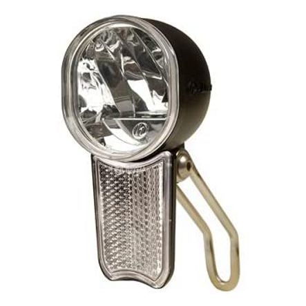 Scheinwerfer LED H-Diver 30 Lux/82 LU Herrmans schwarz E-Bike Akku od. Dynamo 2.4-3W AC/DC