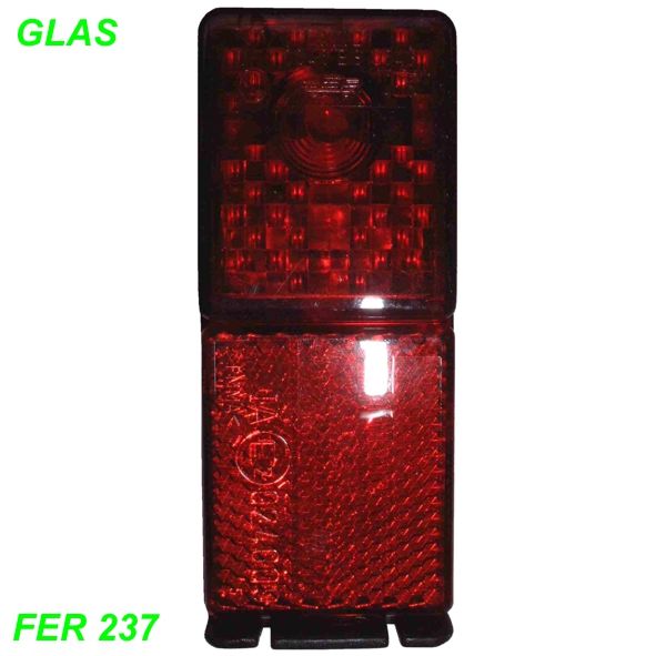 Schlusslichtglas Ulo Rücklicht Schutzblech Ulo 237 Velo Bike