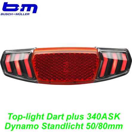 Rücklicht Top-light BM Dart plus 340ASK Dynamo 50/80 mm Standlicht