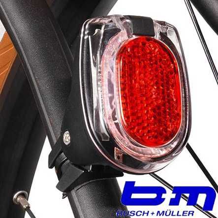 B&M Rücklicht Secula plus LED Dynamo Line-Tec Standlicht  Strebe/Sattelstütze