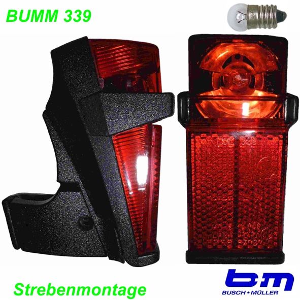 BM Rücklicht Sattelstrebe 339ASE Velo Bike