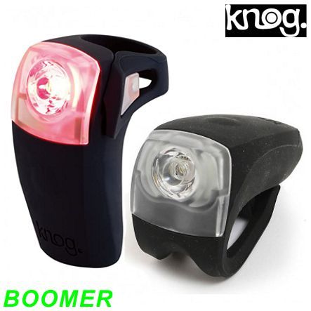 LED Lichtset KnogFrog Boomer Silicongeh. 1 high power LED inkl. 4 x AAA Bat.