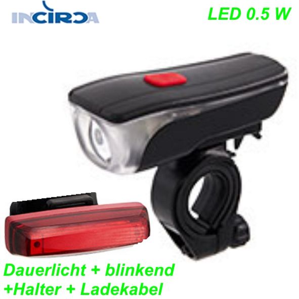 Incirca Beleuchtungsset LED USB 0.5 W inkl. Halter  USB Kabel