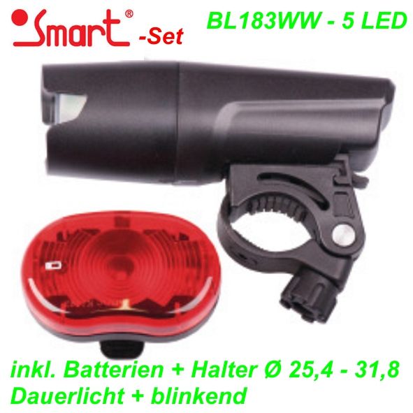 Smart Lichtset City 25 Stern LED inkl. Batt.  Halter