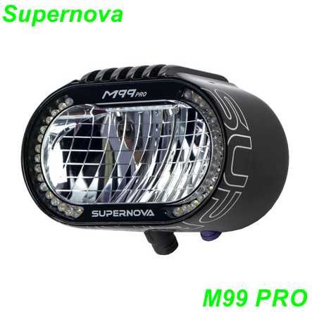 Scheinwerfer Supernova M99 pro schwarz Restbestand