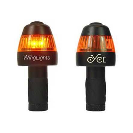 Blinker-Set Lenkerende Wing lights CYCL schwarz/orange
