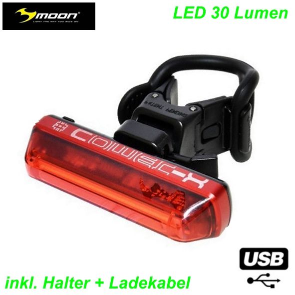Moon Rücklicht comet 35L USB