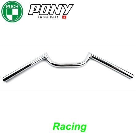 Mofa Lenker Racing chrom 600 mm