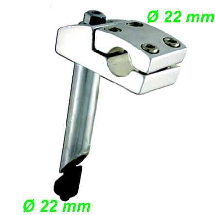 Lenkerschaft Mofa BMX Ø 22 mm Ø 22 Lenker mit 4 Schrauben