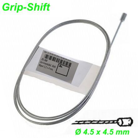 Schaltkabel Grip Shift Ø 4.5 x 4.5 mm Ø 1 x 2200 mm