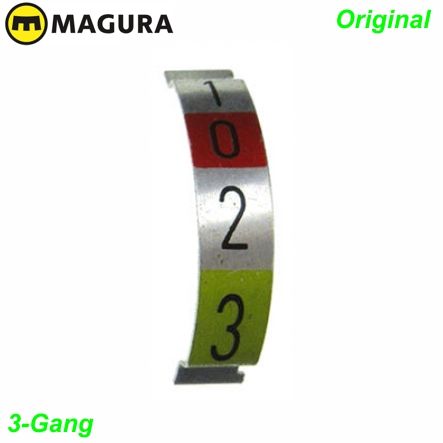Magura Mofa Skalenschild 1/0/2/3 Gang