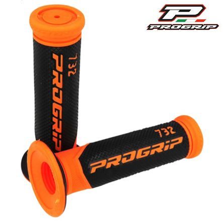 Mofa Griffe ProGrip 732-298 orange Ø 22 / 24 mm per Paar