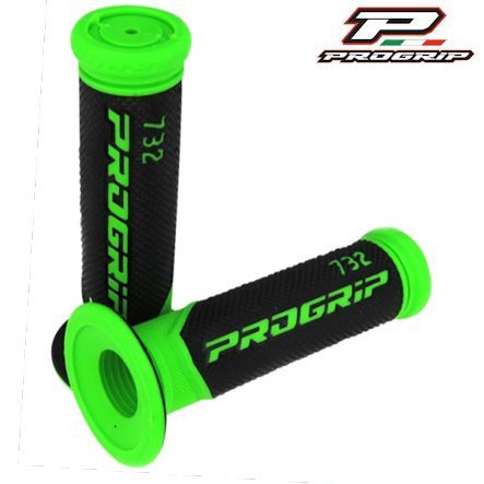 Mofa Griffe ProGrip 732-298 grün Ø 22 / 24 mm per Paar