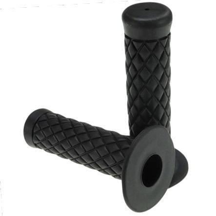 Gummigriff-Satz Retro Dama Ø 22/24 schwarz für Mofa