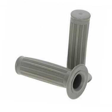 Gummigriff-Paar Ø 22/24 mm grau Retro-Mofa
