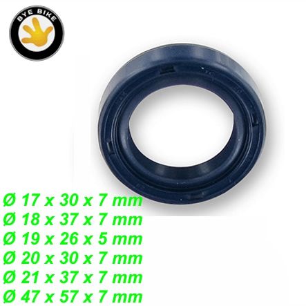 Mofa Bye Bike Simmerring Ø 19x26x5 mm Zündgrundplatte Einlippig