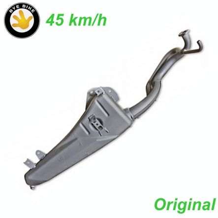 Mofa Auspuff Bye Bike 45 km/h komplett m.Kat