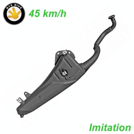 Mofa Auspuff Bye Bike 45 km/h komplett o.Kat