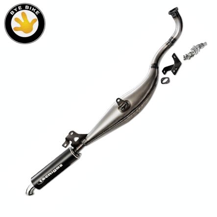 Mofa Auspuff Tecnigas racing für Bye Bike Mofa mit Kit