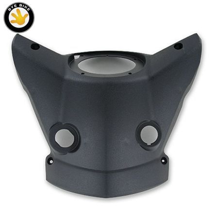 Lampenverkleidung Hinterteil schwarz