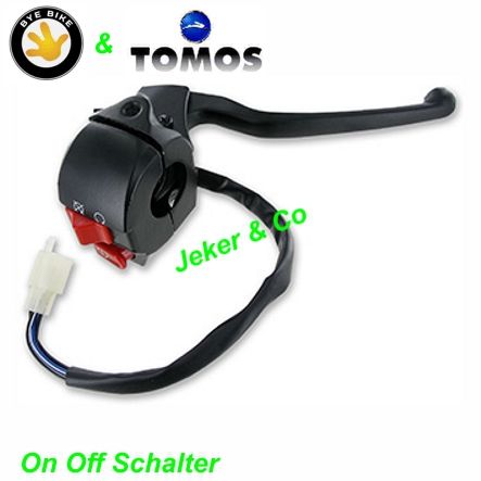 Mofa Schaltereinheit Gasgriff rechts Bye Bike o/Griffgummi