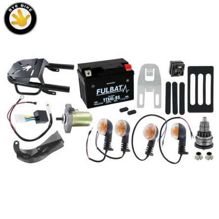 Umrüstkit Elektrik inkl. Blinker  Anlasser  Befestigungsmaterial