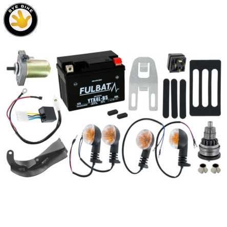 Umrüstkit Elektrik für Anlasser  Blinker ohne Gepäckträger