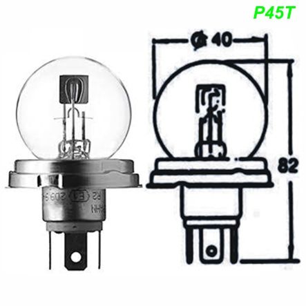 Glühlampe P45t 12V 45/40W