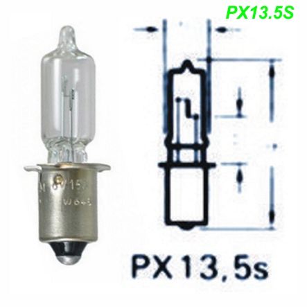 Fahrrad Halogen Glühlampe PX13.5s 2.8V 0.85A 2.4W