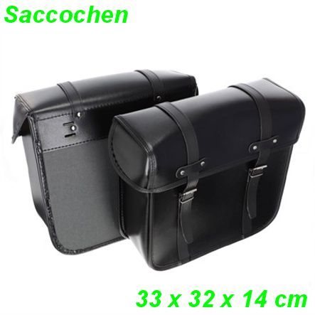 Mofa Saccochen Seitentasche Paar 33 x 32 x 14 schwarz Mod. R40