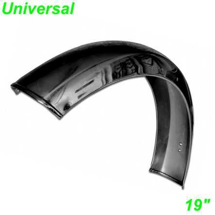 Mofa Schutzblech 19 vorne inox universal