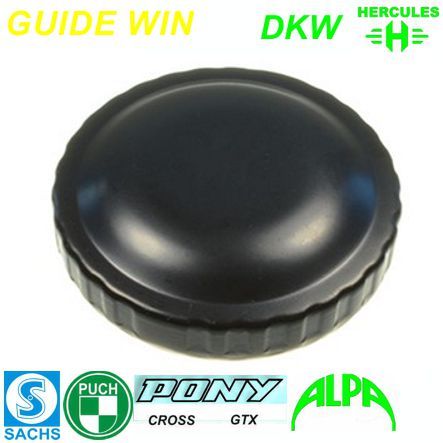 Mofa Tankdeckel Cawi Nachbau normal Ø 30 mm Bajonett schwarz