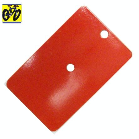 Fahrrad Bike Velo Nummernplatte rot