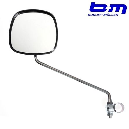 Mofa Spiegel Rückspiegel oval schwarz Bumm 922VM (110x103mm)