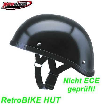 Helm REDBIKE HUT RB-100 Gr. S FLAT BLACK