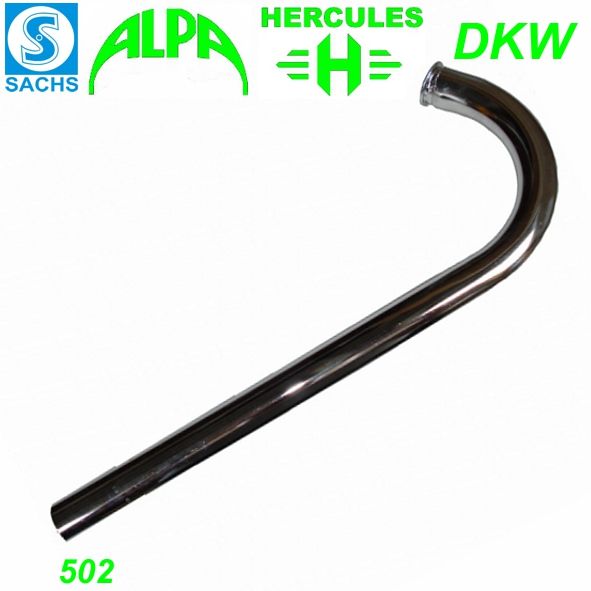 Mofa Auspuffrohr 502 Ø 28 mm