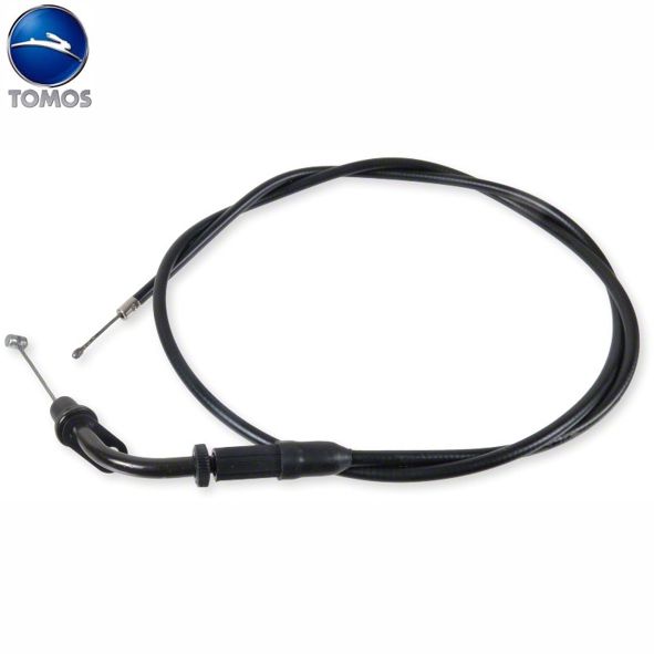 Tomos Gaskabel komplett mit 90 Grad Bogen Länge 89/100cm