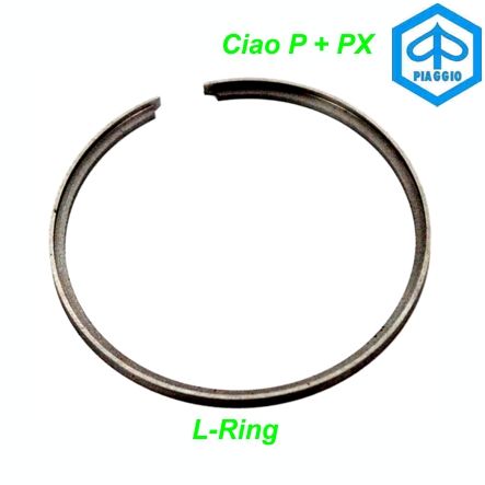 Mofa Kolbenring Ciao SI L-Ring  Ø 38.4 mm Meteor PKR
