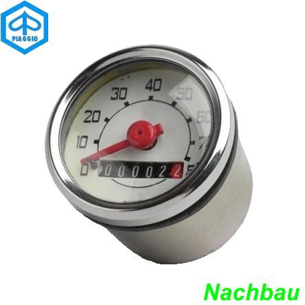 Mofa Tachouhr Ø 48mm 80 Km/h Piaggio Ciao o.Beleuchtung