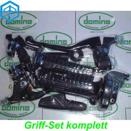 Domino-Set schwarz normal Piaggio Ciao SI Bravo CBA