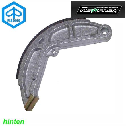 Mofa Bremsbacke Newfren GF.0190 Piaggio Ciao SI hinten Gilera CBA  Ø135 x 16