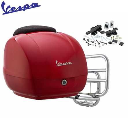 Koffer rot Halteplatte Vespa Super GTS 125
