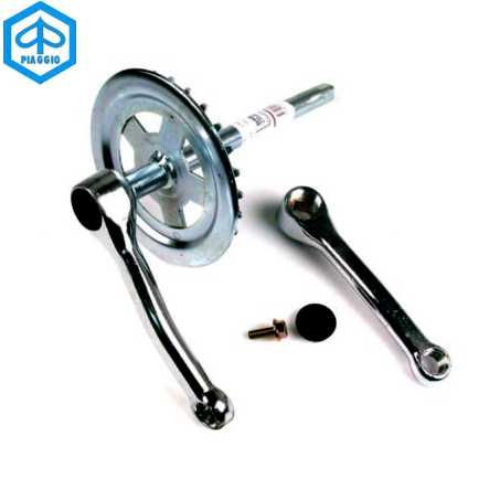 Tretwelle Ciao Vierkant kompl. mit  Kurbeln