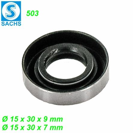 Mofa Simmerring Sachs 503 2 Ø 15x30x9 Metal