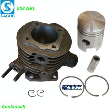 Austausch Zylinder Kolben Sachs 503 ABL mit Deko