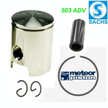 Mofa Kolben Sachs 503 ADV Ø 38.0 mm B Kat komplett Meteor